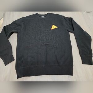 HUF Men's Black Sweatshirt Size Medium